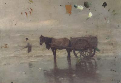 Anton mauve Gathering Seaweed (san42) oil painting picture